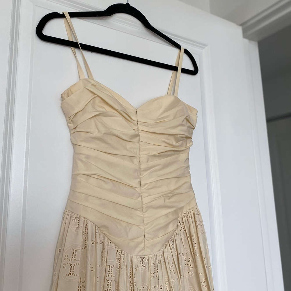 NWT Tory Burch Broderie Anglaise Hook And Eye Dress $898 0 - Picture 7 of 13